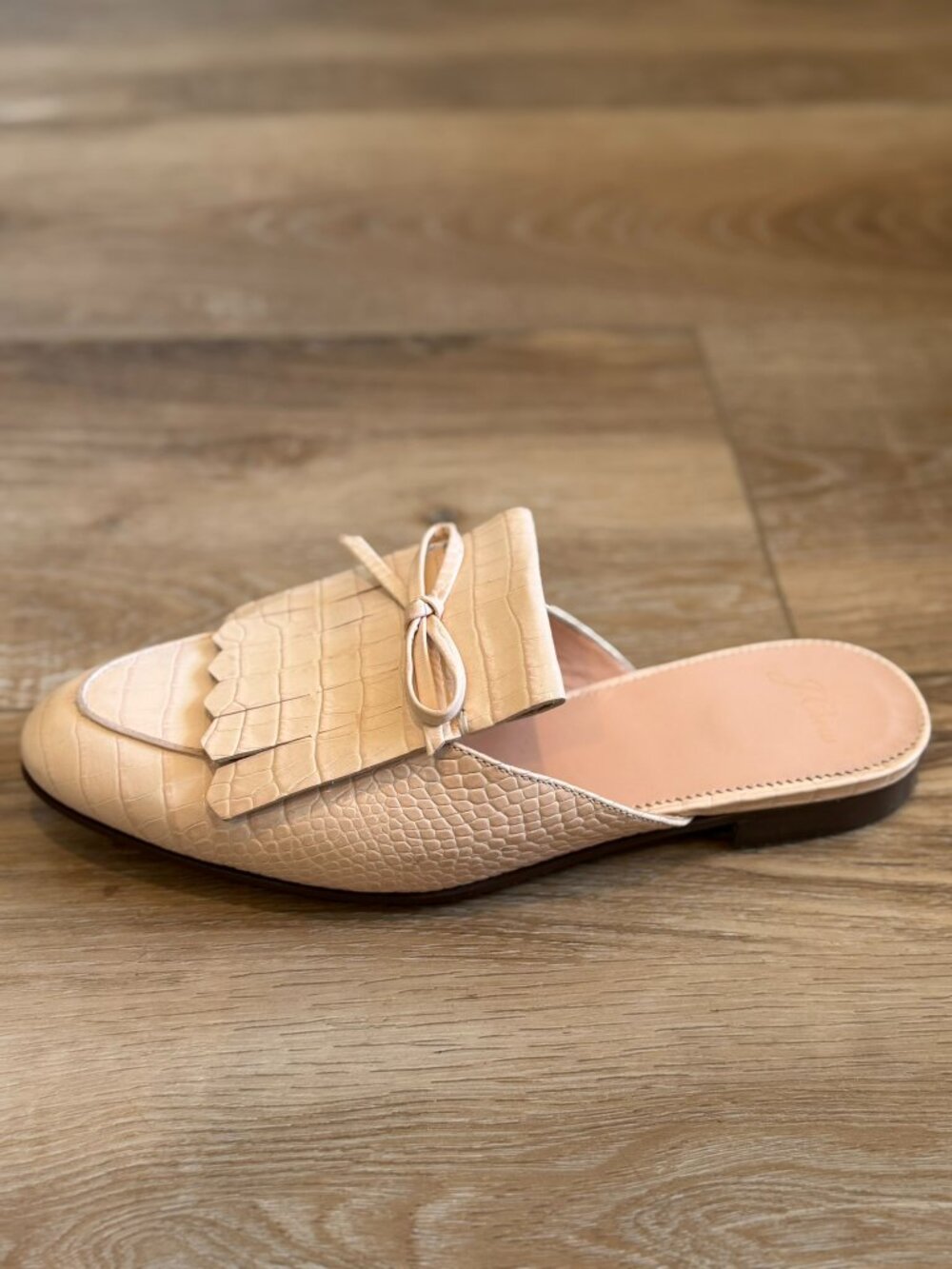 J Crew Academy Kiltie Loafer Mules Sz 9.5 - Picture 3 of 10